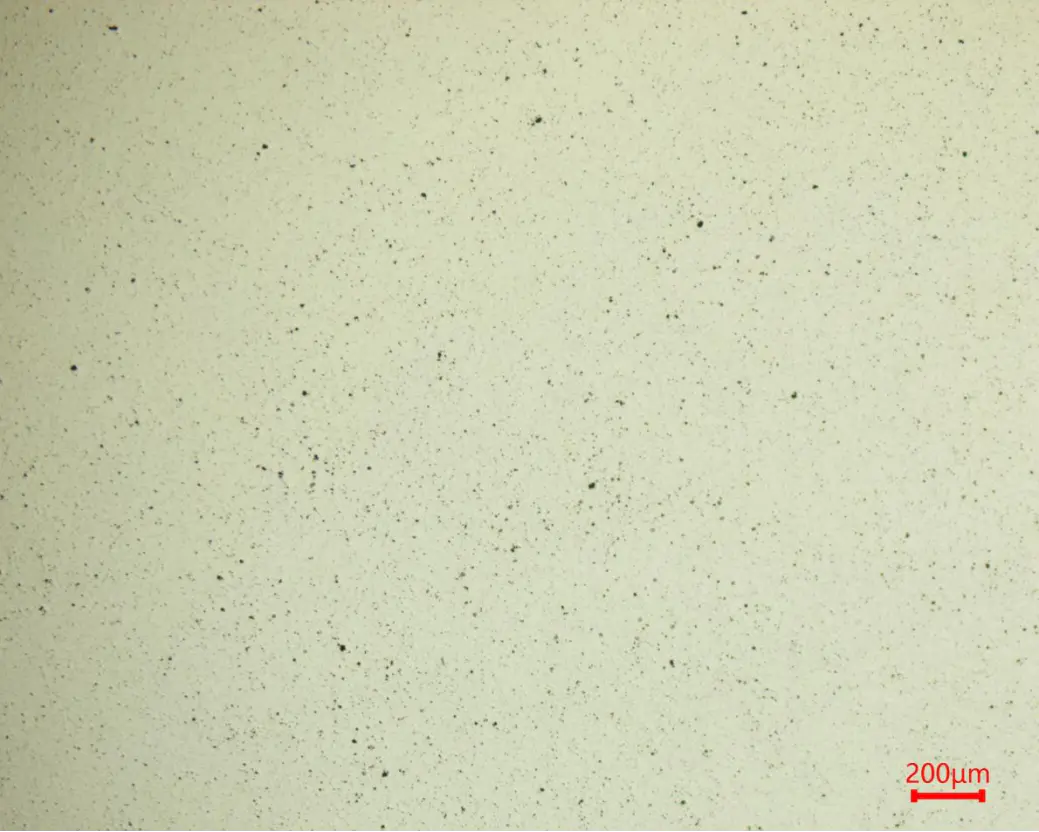 Mo-W Alloy Microstructure 200um