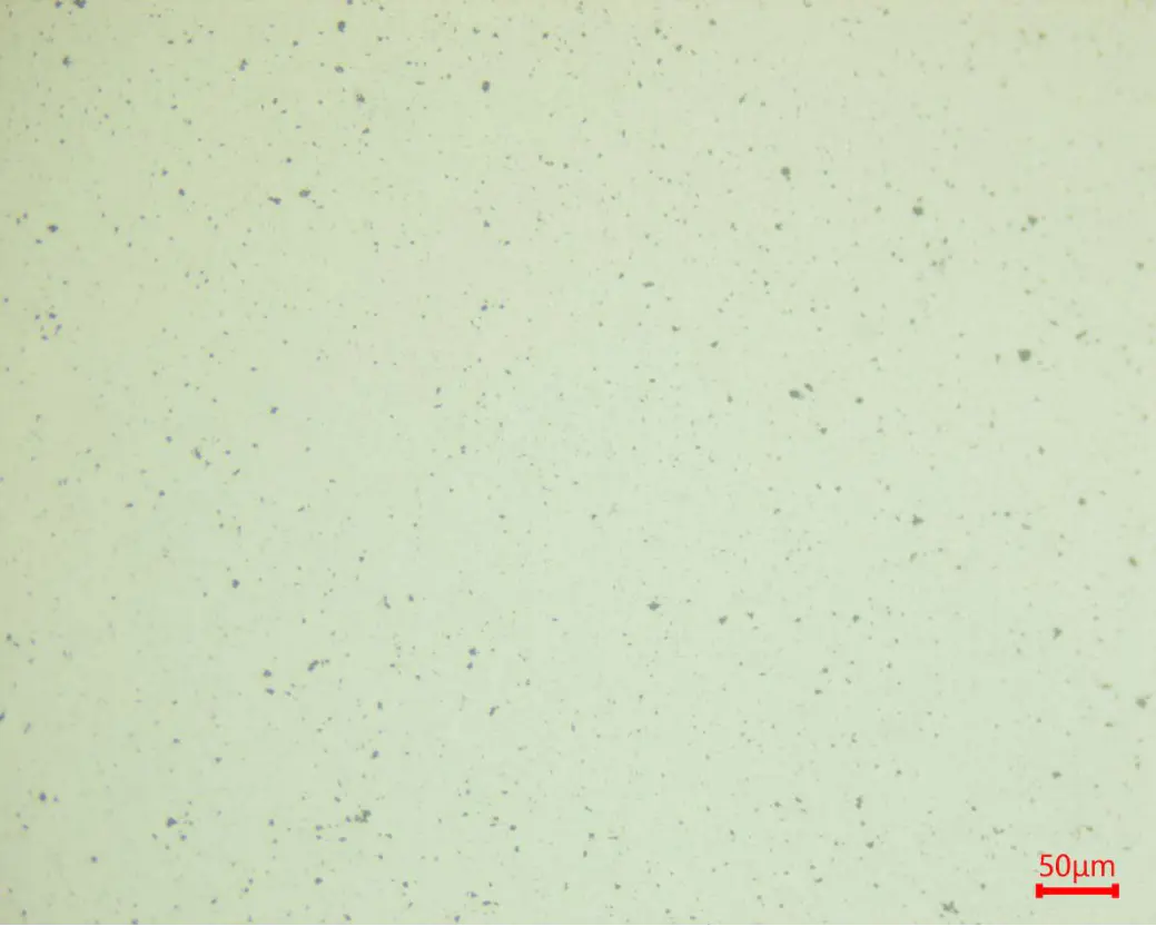 Mo-W Alloy Microstructure 50um