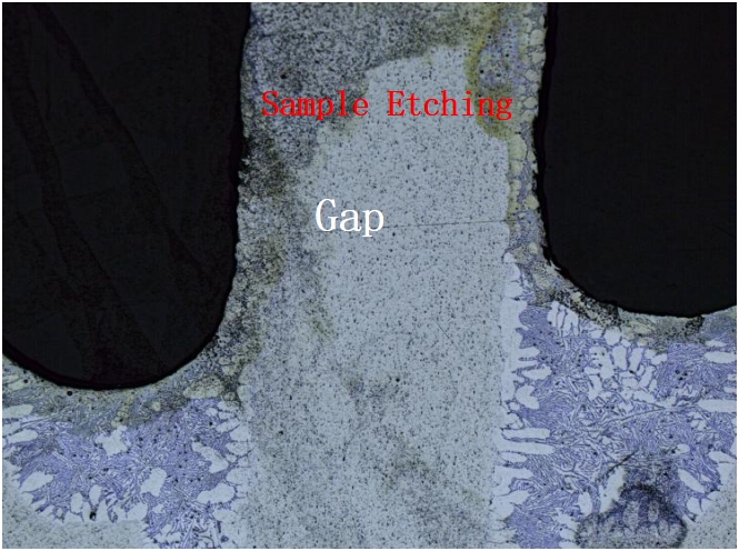 Sample Etching Gap